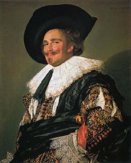 Frans Hals Laughing Cavalier, oil painting image